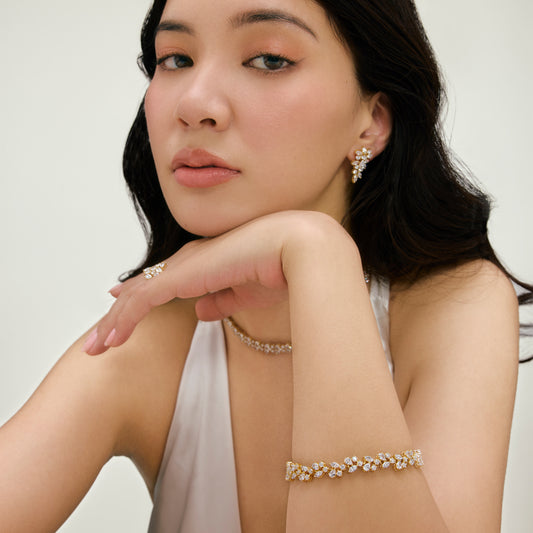 Leontine Cluster Bracelet