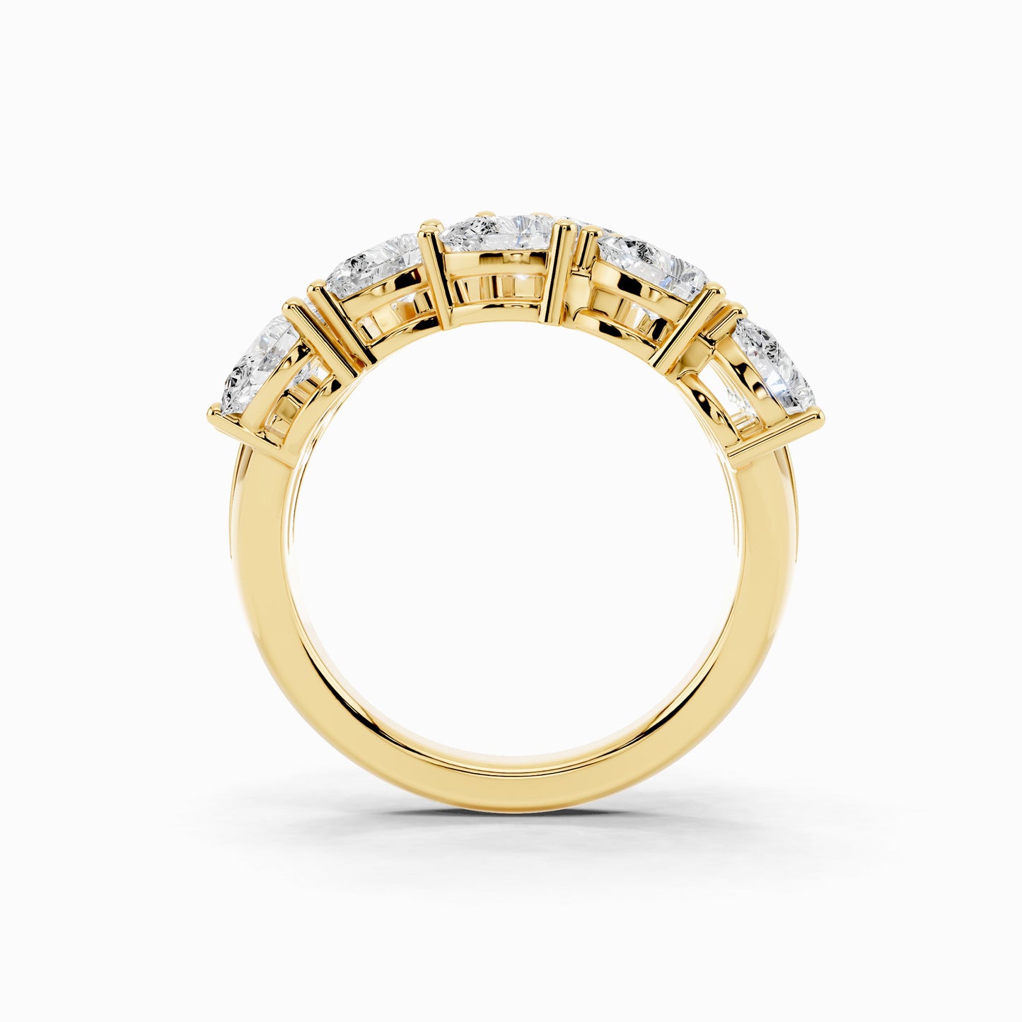 Clivia Cluster Wedding Ring
