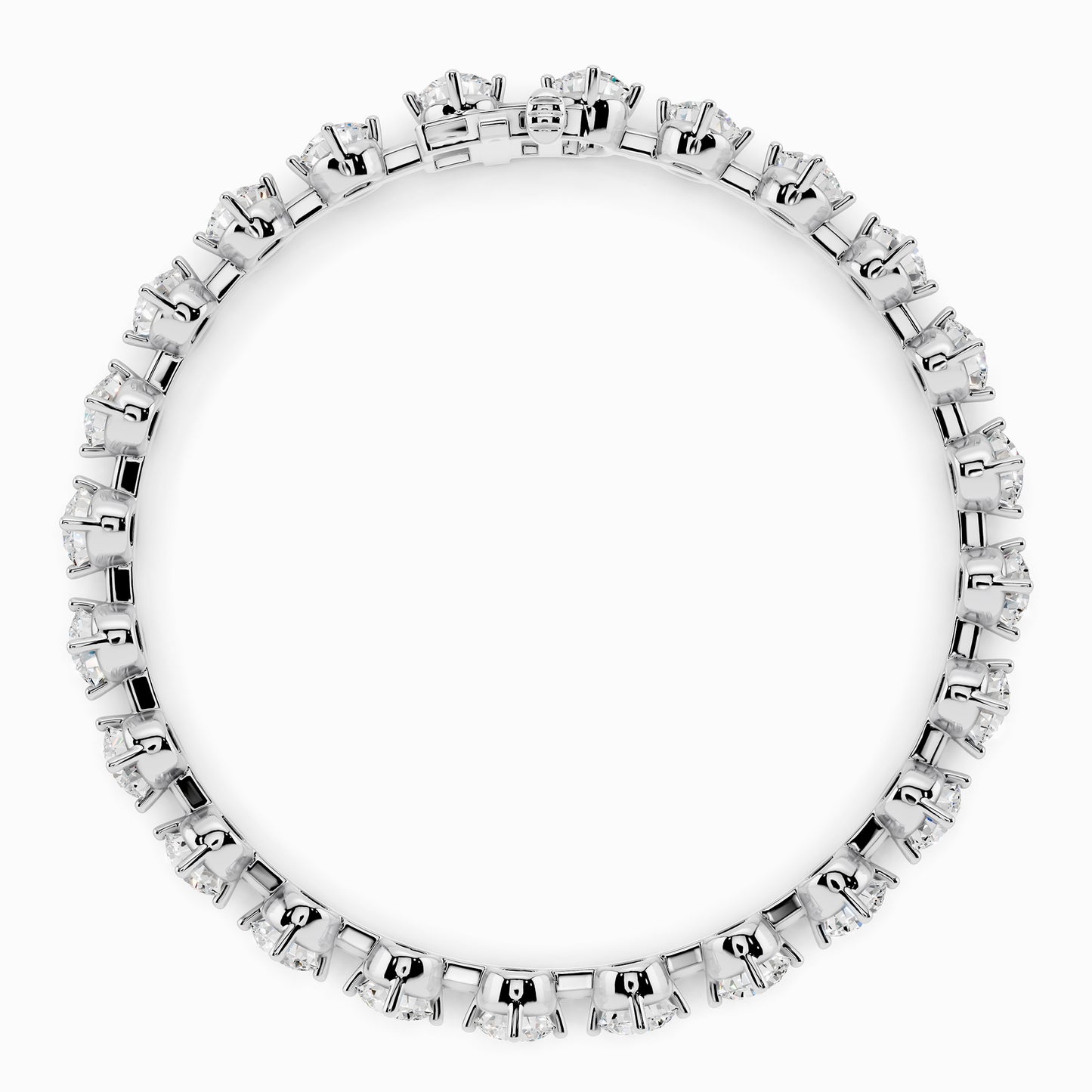 Zinnia Round Cut Bracelet