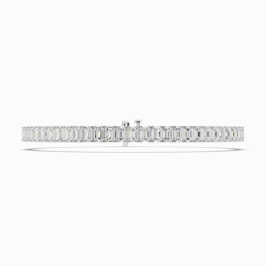 Ixora Emerald Cut Tennis Bracelet