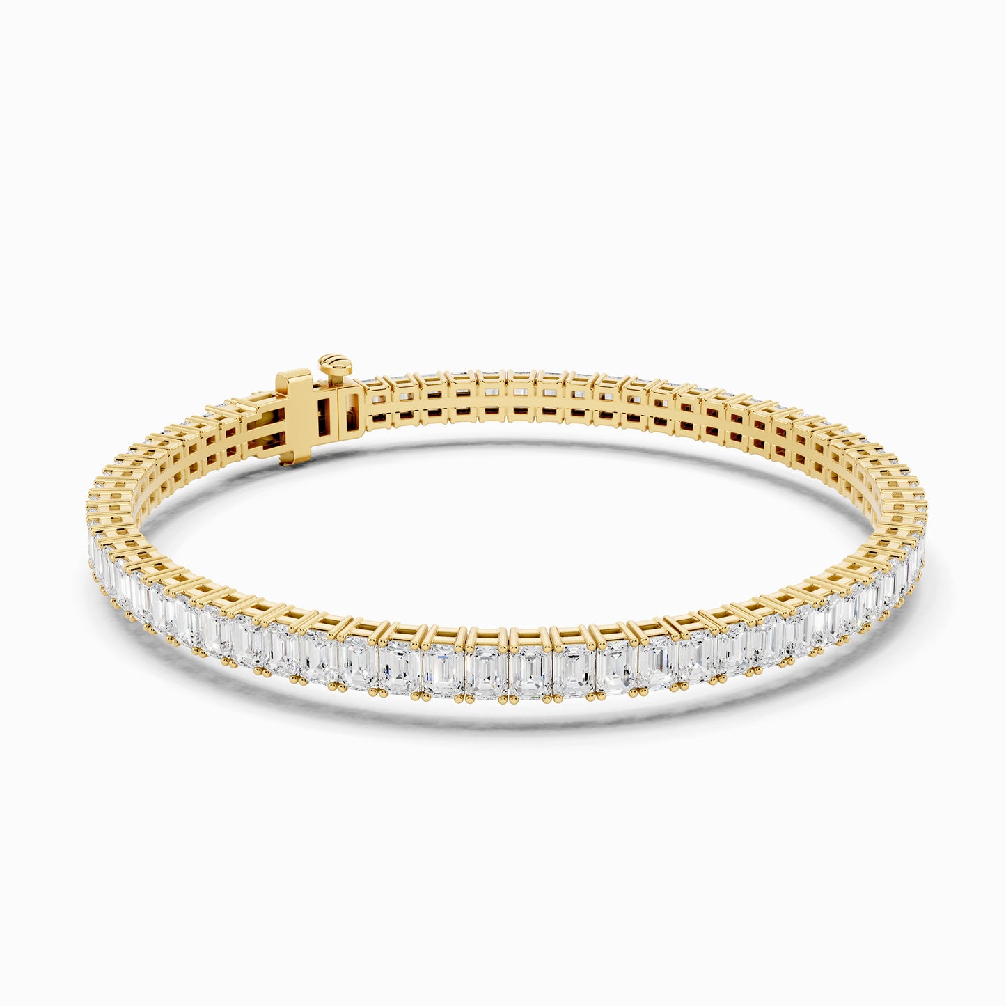 Ixora Emerald Cut Tennis Bracelet