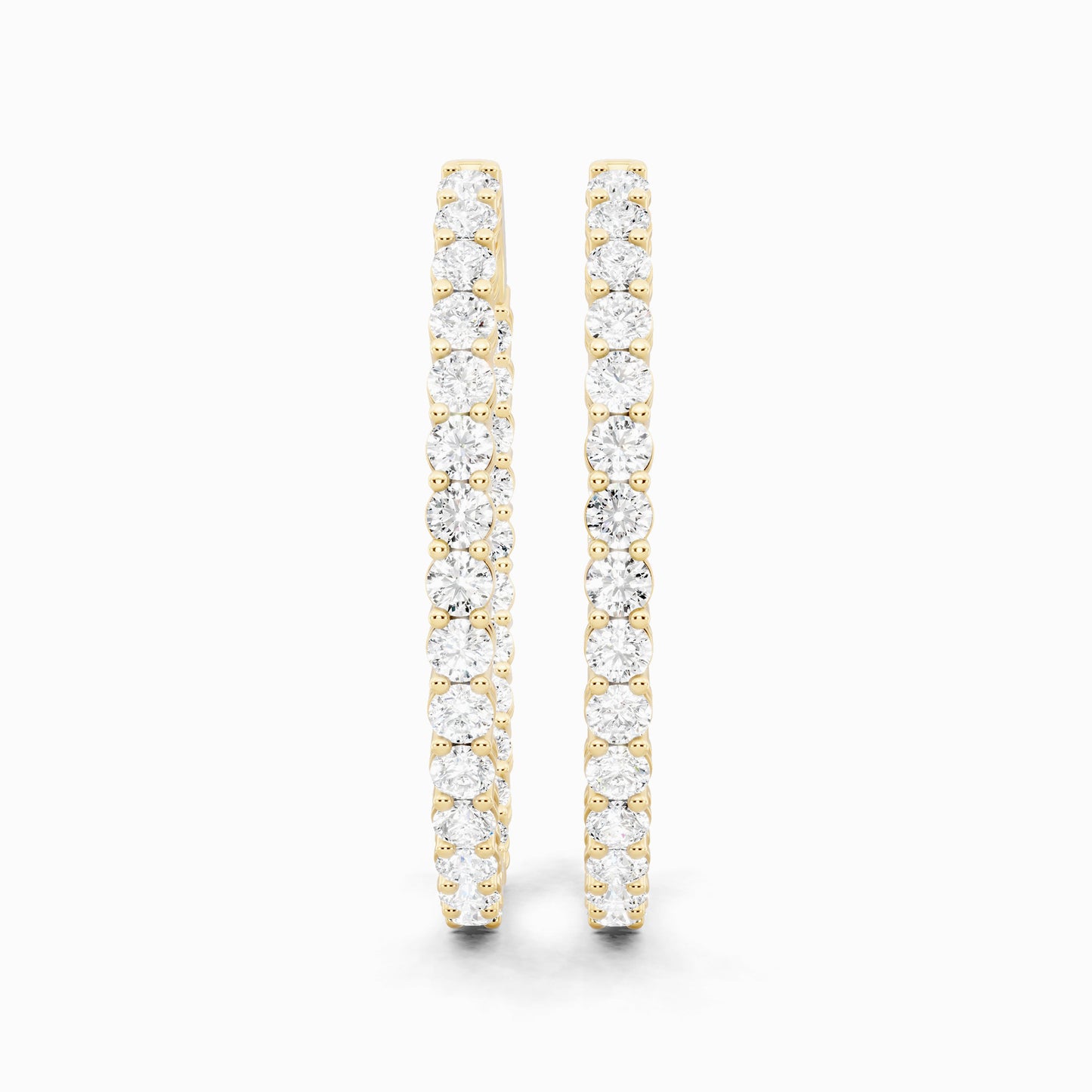 Ammi Round Cut Hoop Earring