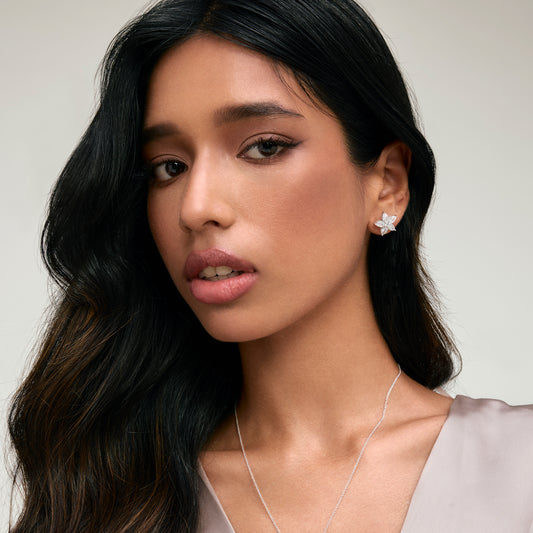 Dahlia Floral Earring