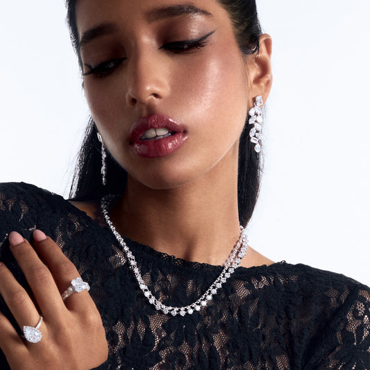 Laurel Round Cut Necklace