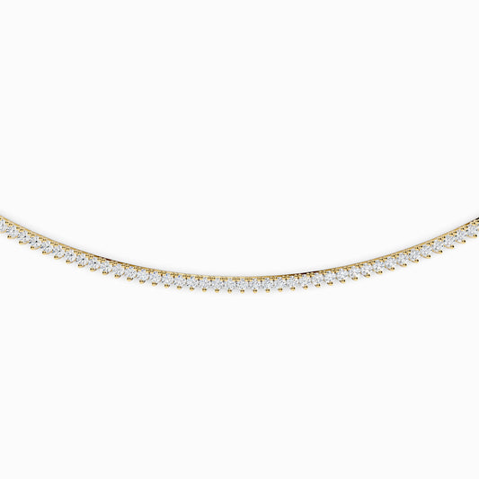 Eglantine Round Cut Tennis Necklace