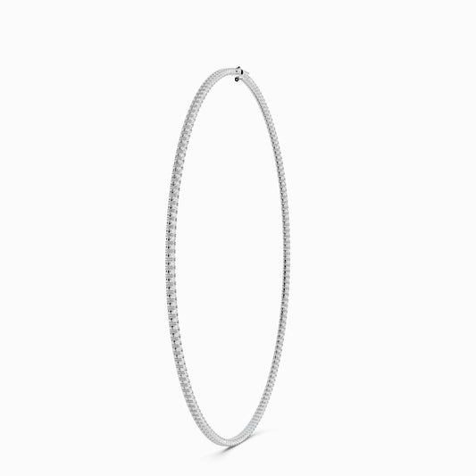 Senna Round Cut Tennis Necklace