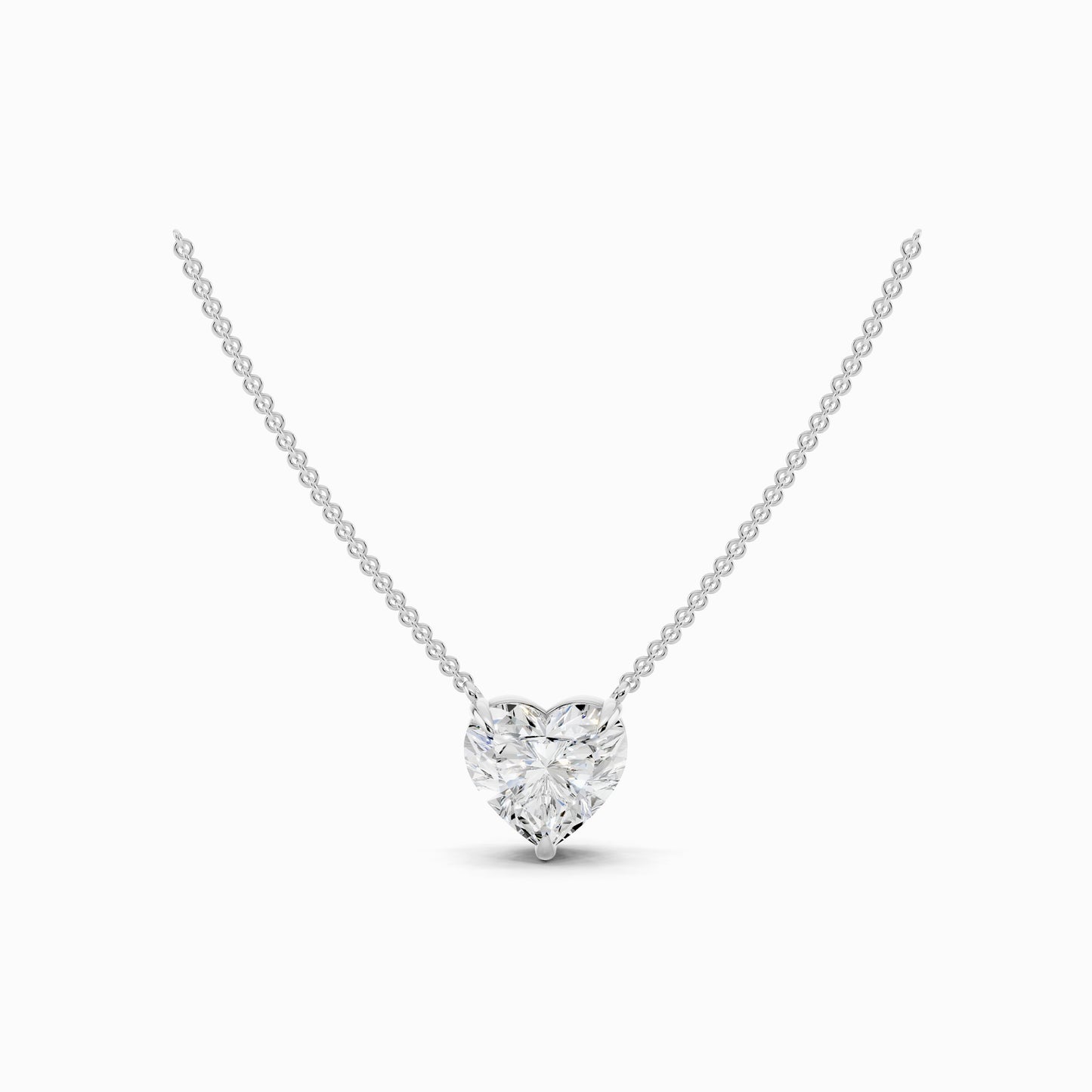 Keira Heart Cut Solitaire Pendant