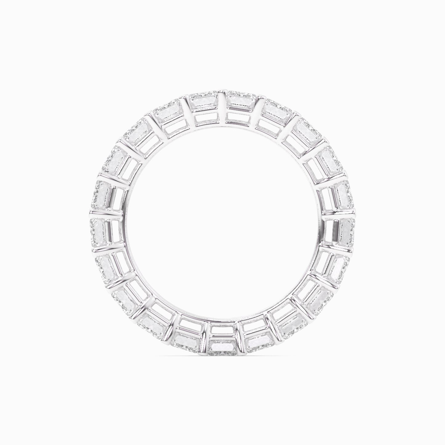 Floréa Eternity Emerald Cut Wedding Ring