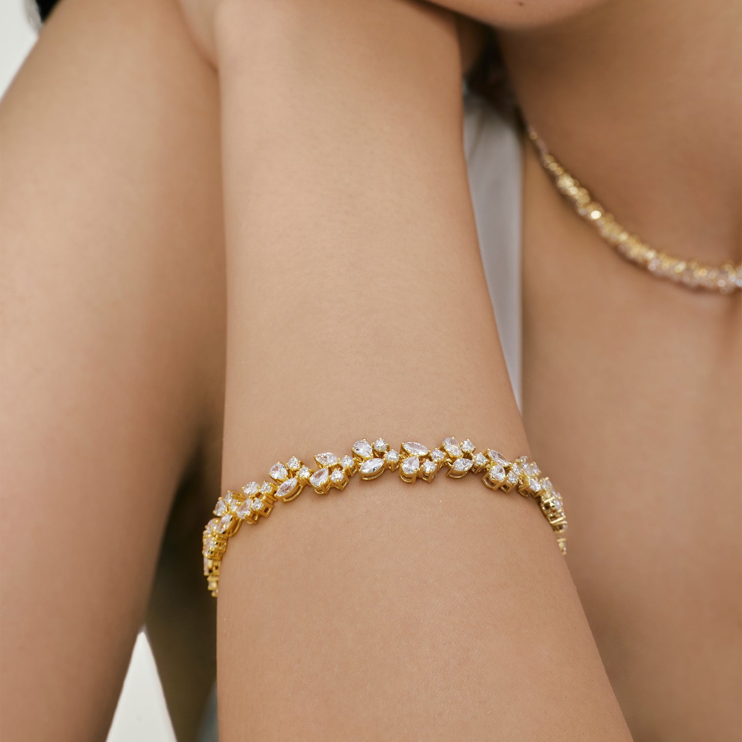 Leontine Cluster Bracelet