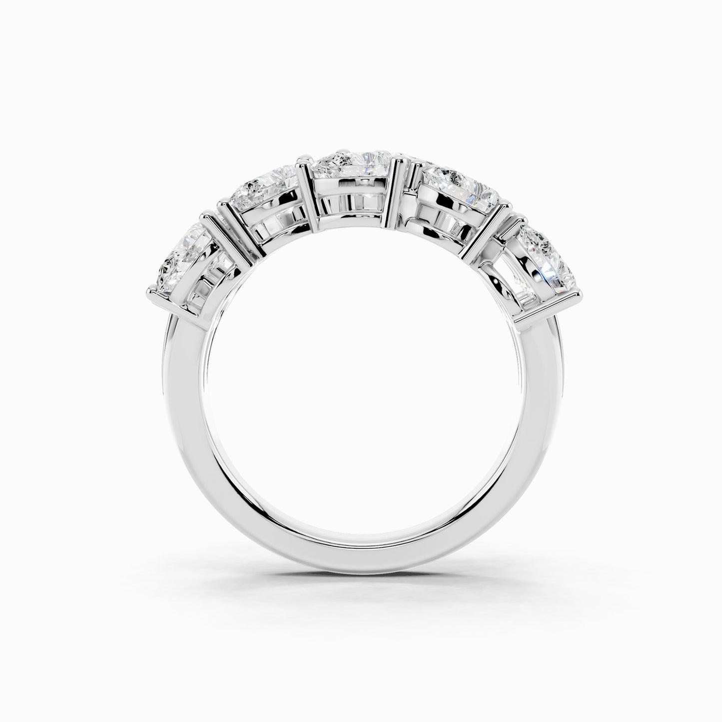 Clivia Cluster Wedding Ring
