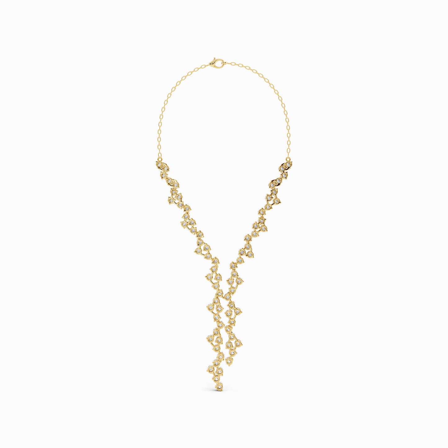 Snowdrop Round Cut Necklace