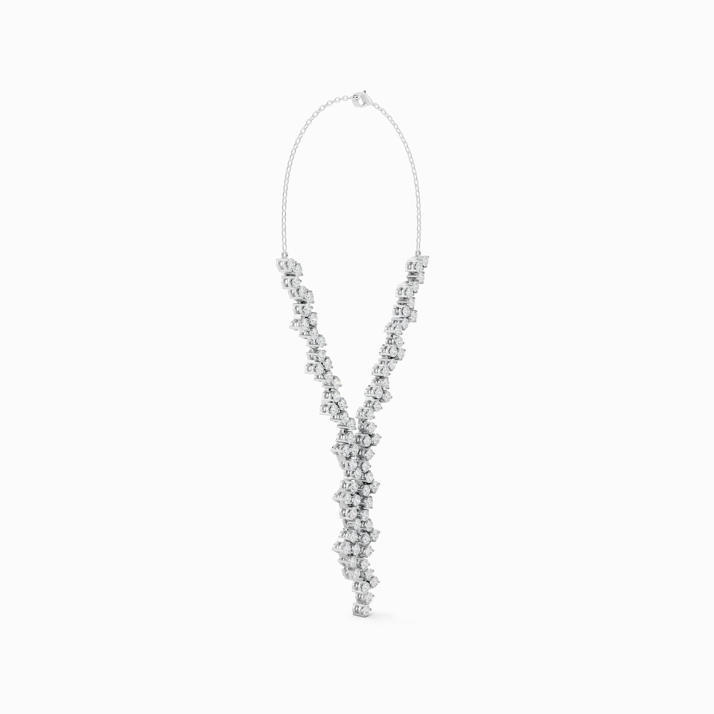 Snowdrop Round Cut Necklace