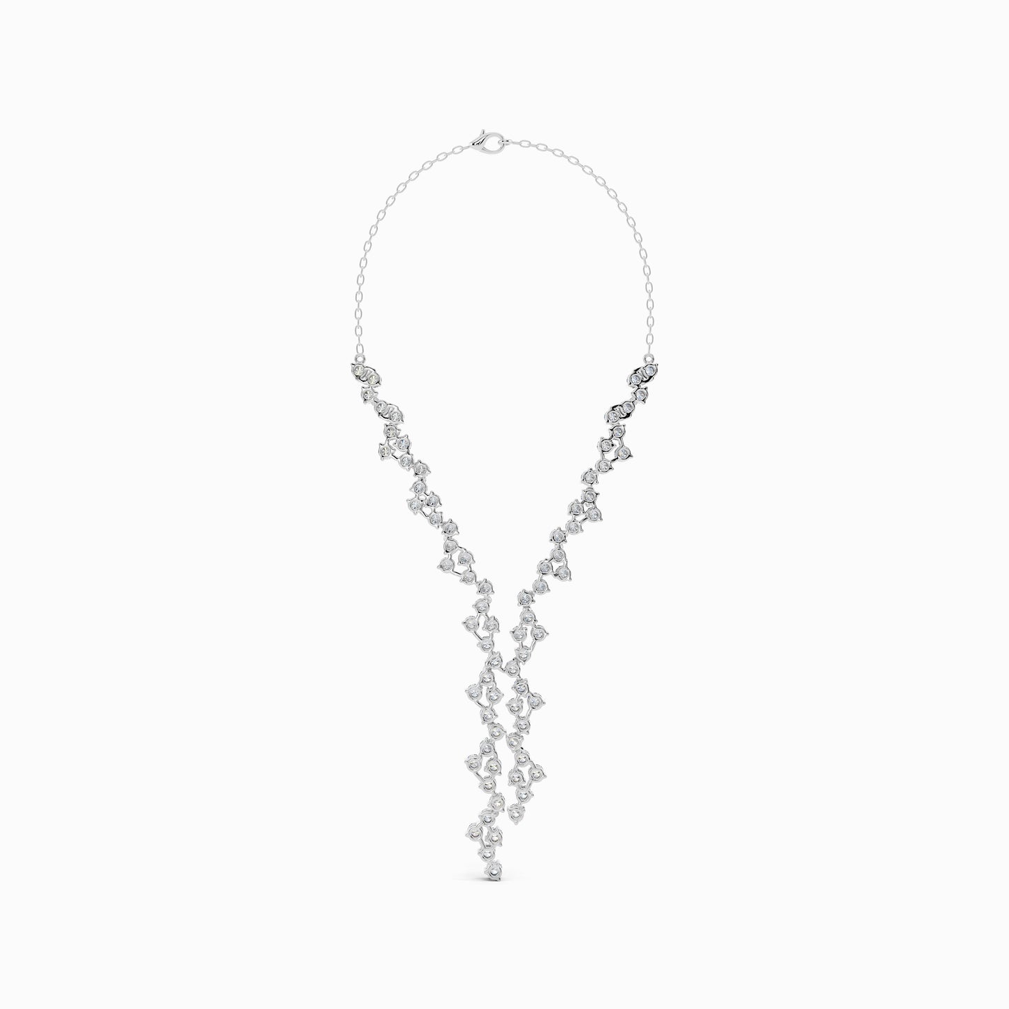 Snowdrop Round Cut Necklace