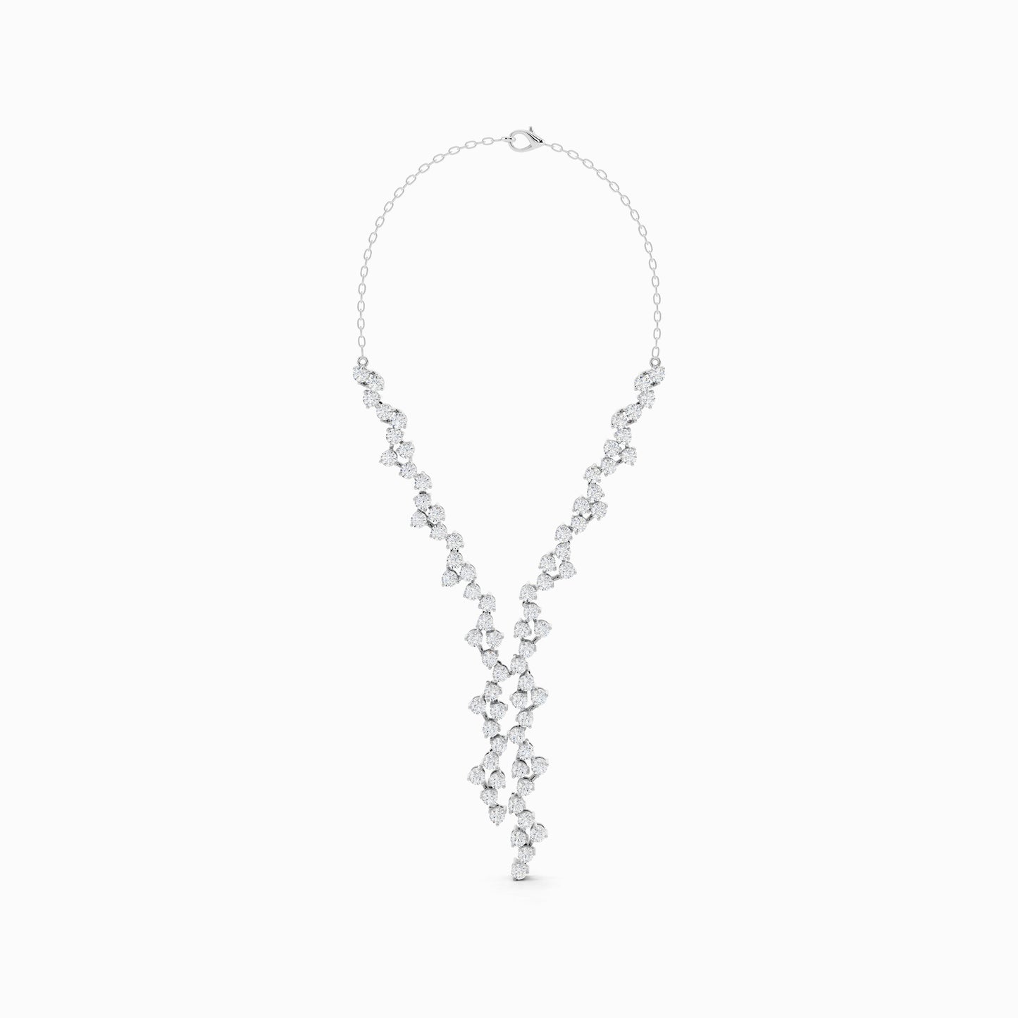 Snowdrop Round Cut Necklace
