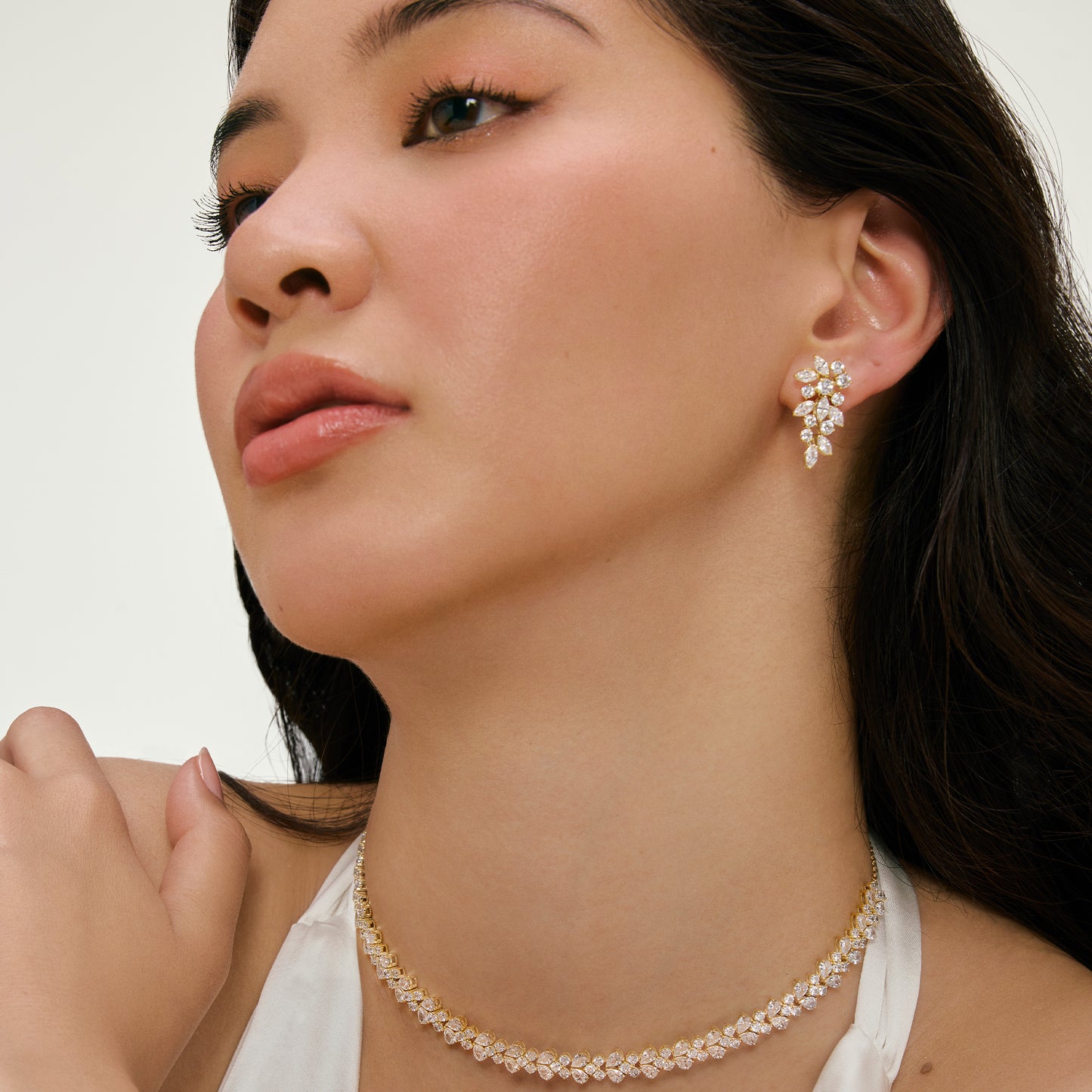 Vinca Cluster Earring