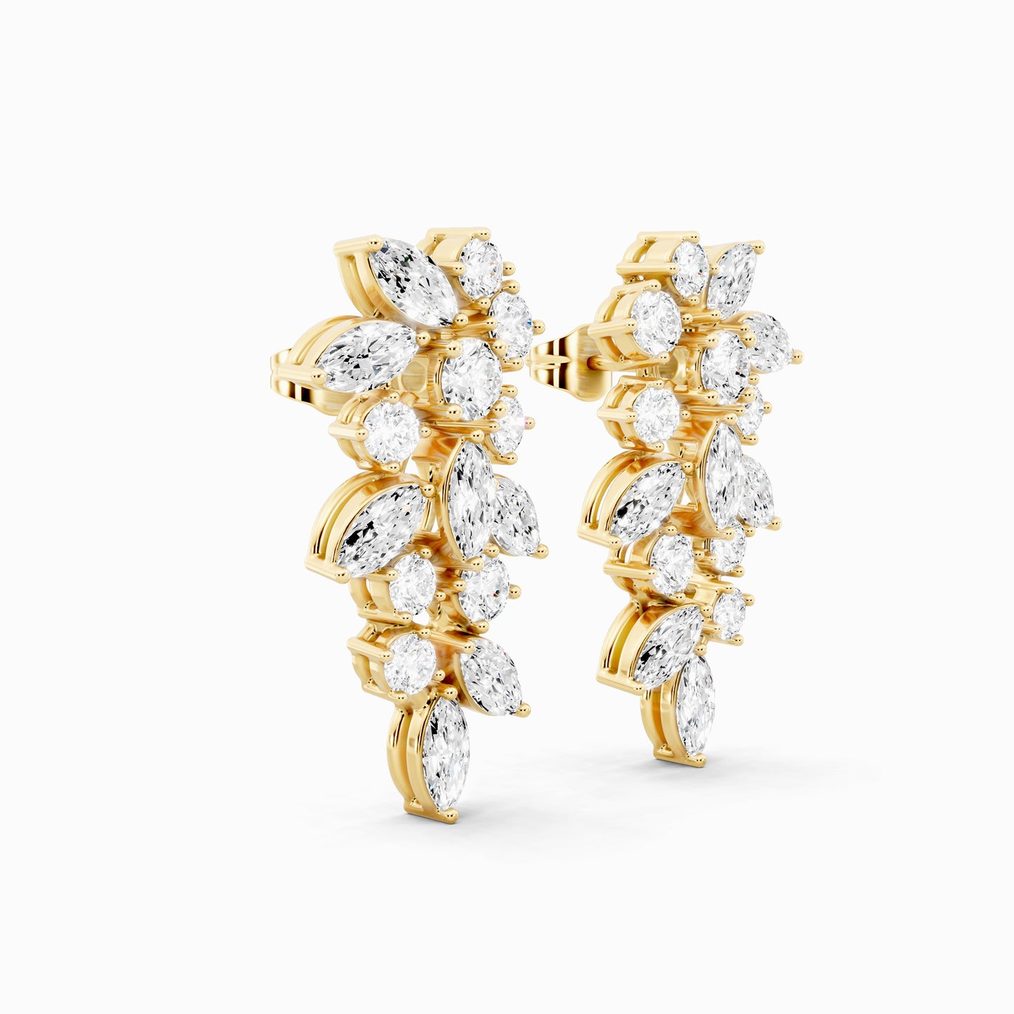 Vinca Cluster Earring