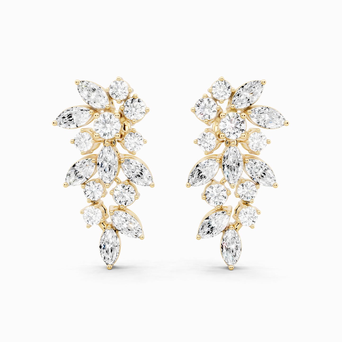 Vinca Cluster Earring