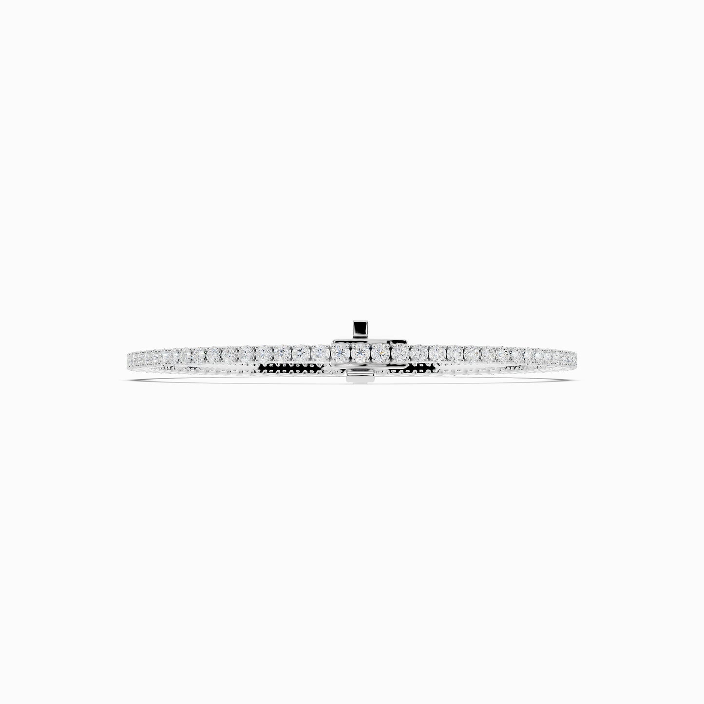 Peony Round Cut Tennis Bracelet
