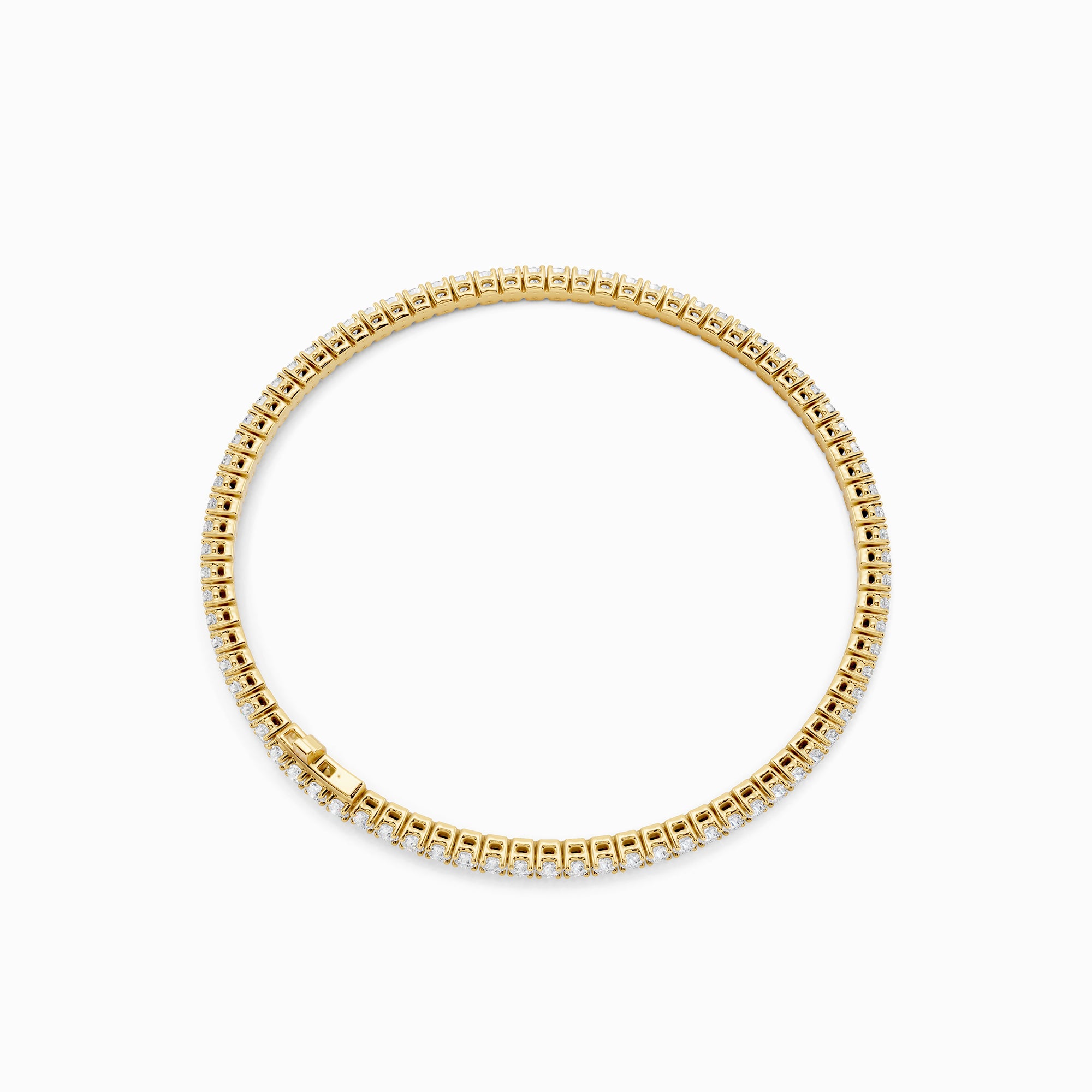 Peony Round Cut Tennis Bracelet