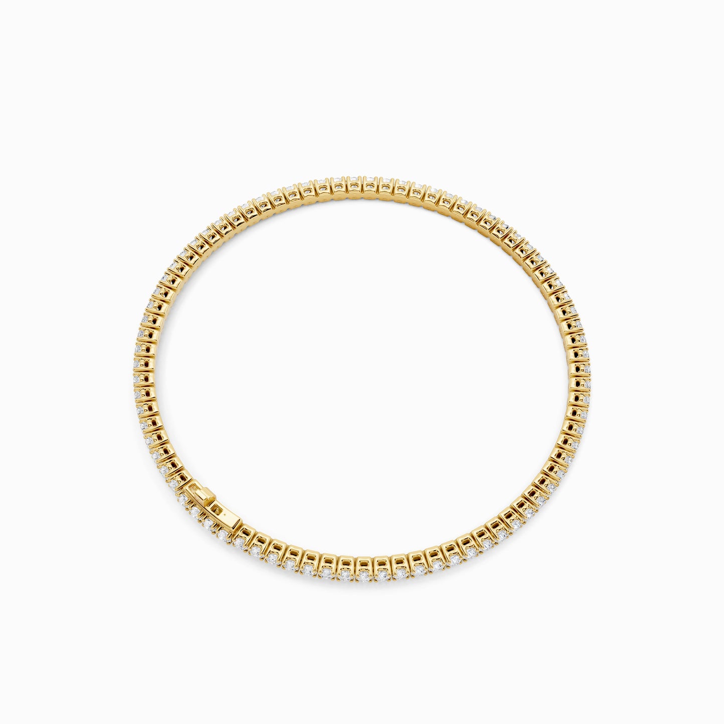 Peony Round Cut Tennis Bracelet