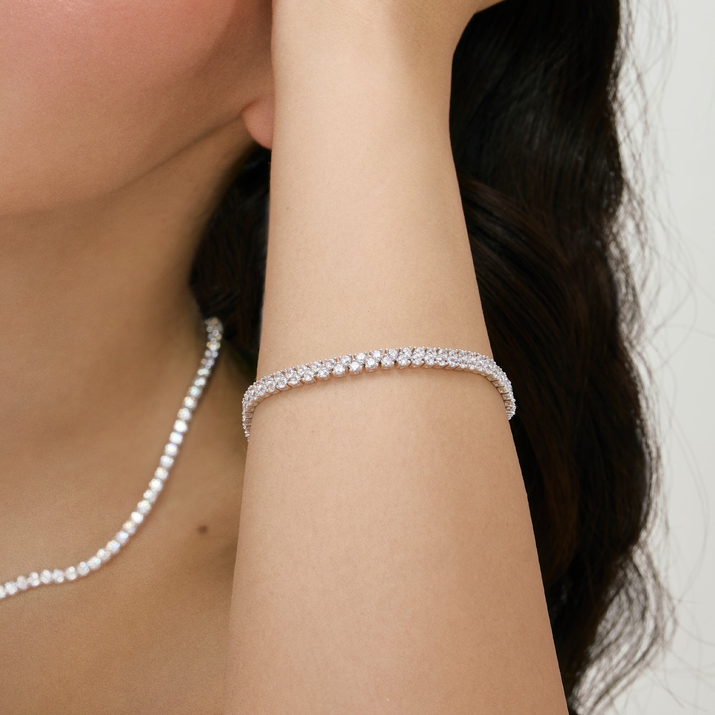 Verbena Double Row Tennis Bracelet