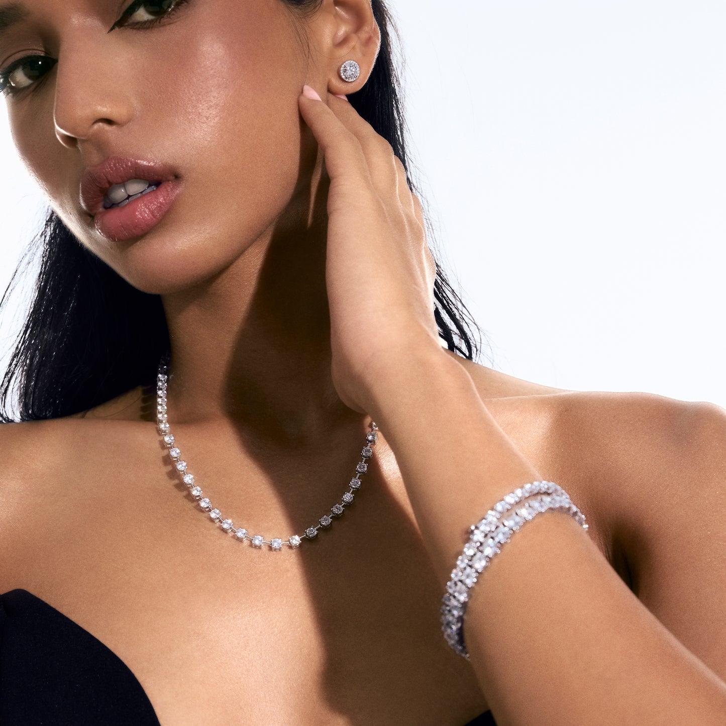 Azalea Round Cut Tennis Bracelet