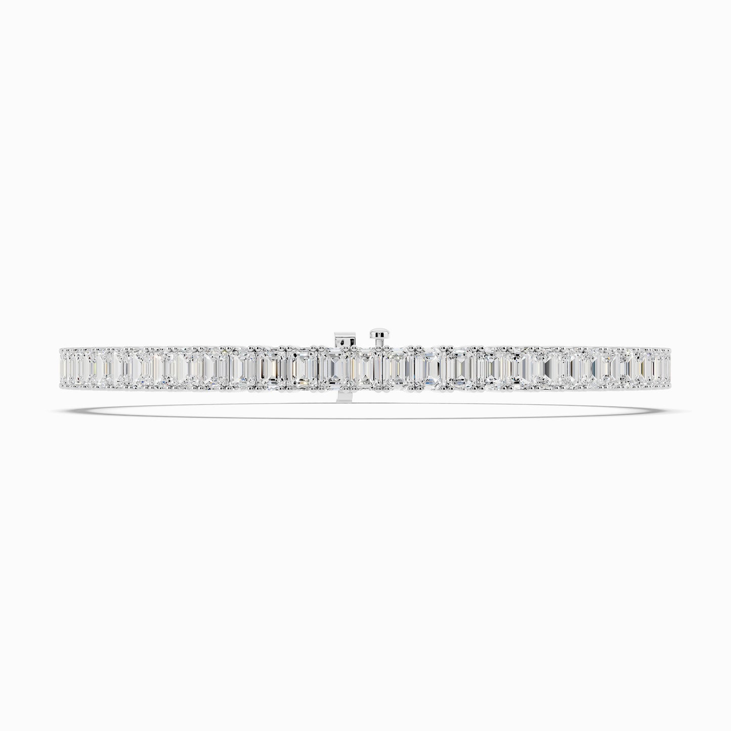 Ixora Emerald Cut Tennis Bracelet