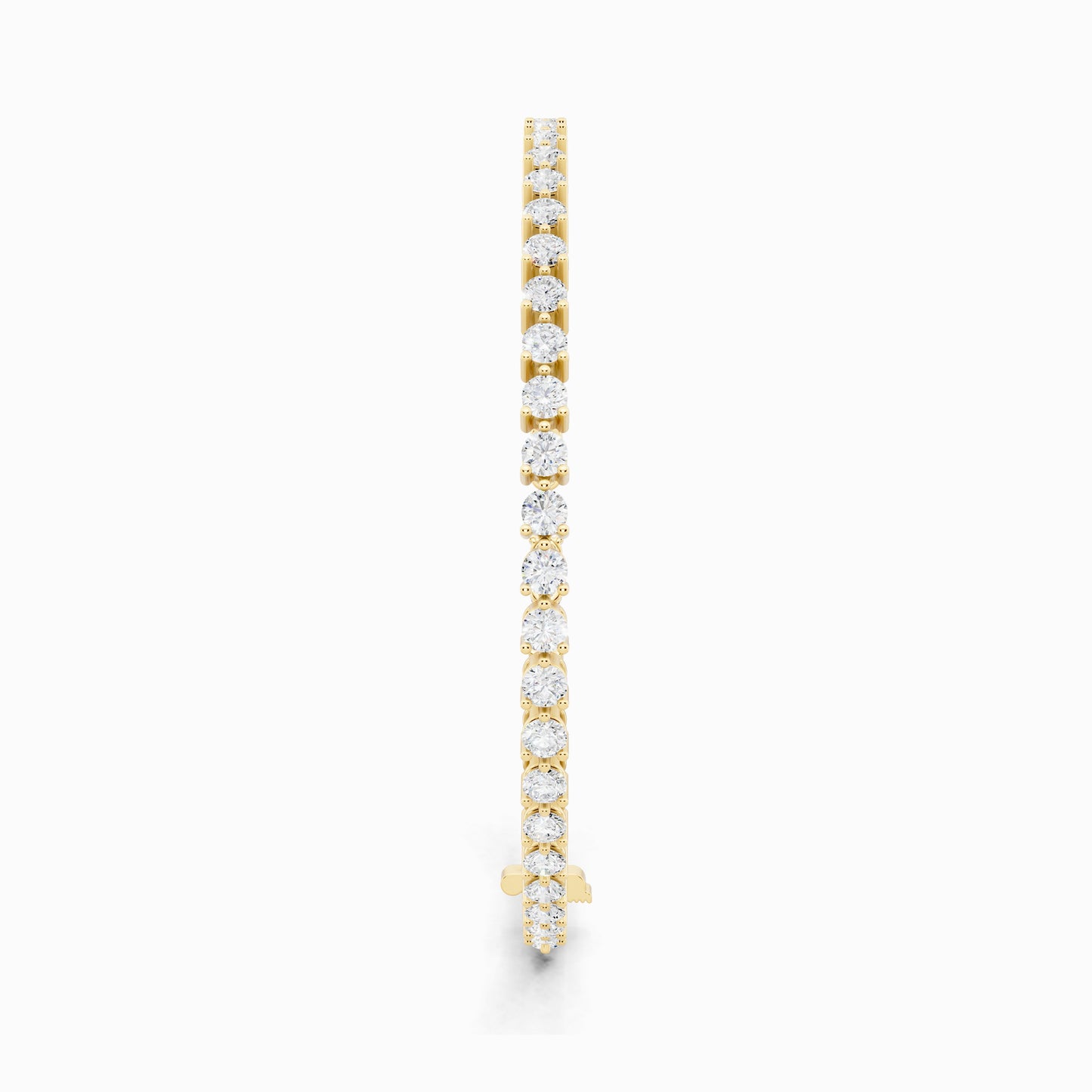 Calla Lily Round Cut Tennis Bracelet