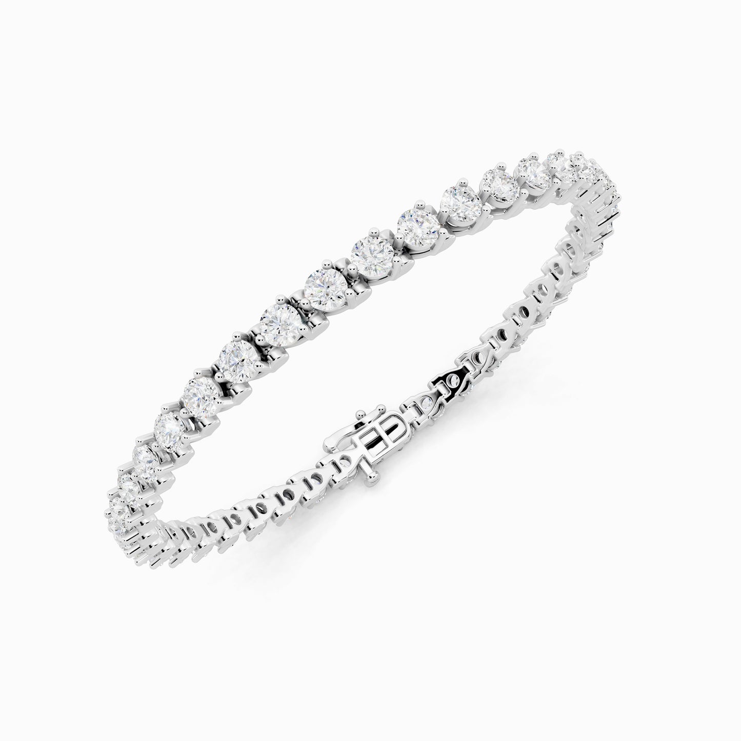 Erica Round Cut Tennis Bracelet