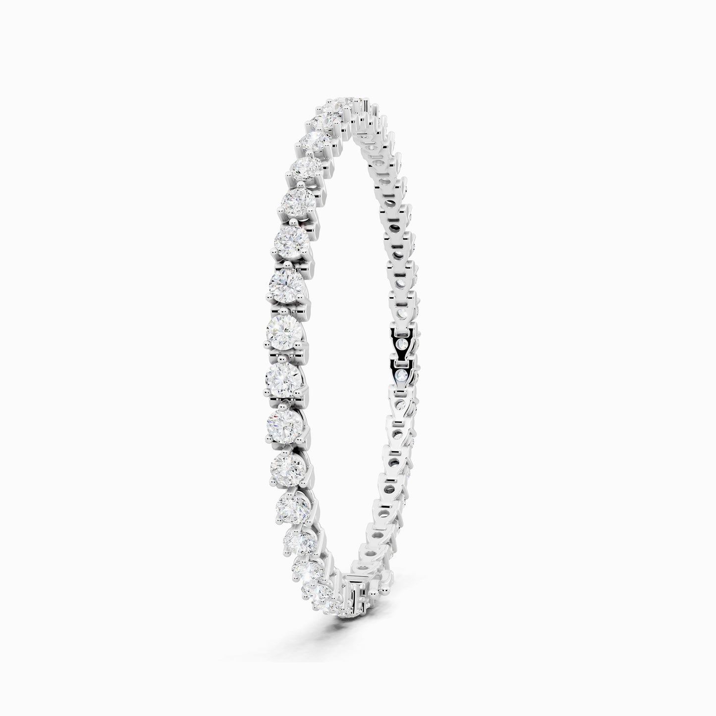Erica Round Cut Tennis Bracelet