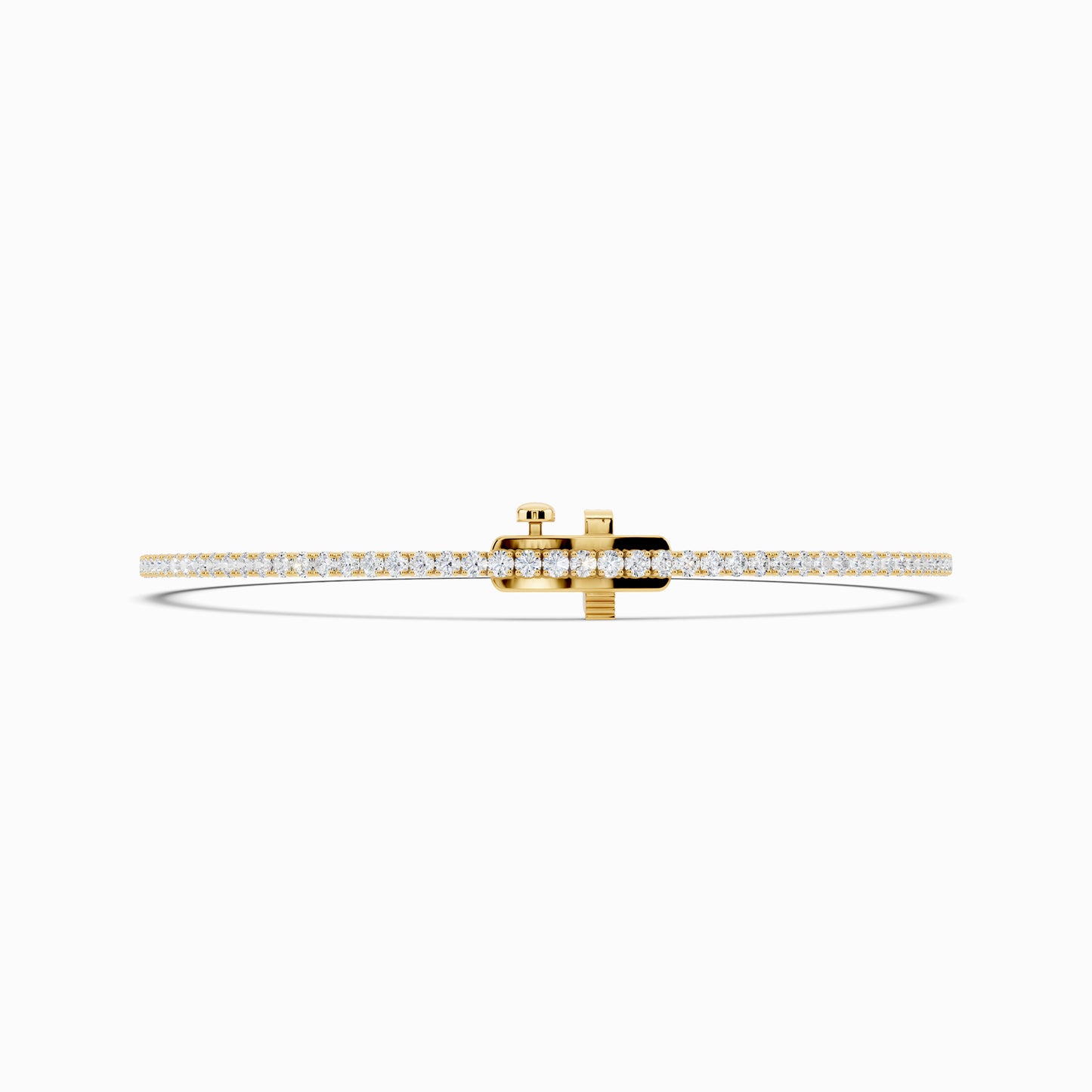 Stellate Round Cut Tennis Bracelet