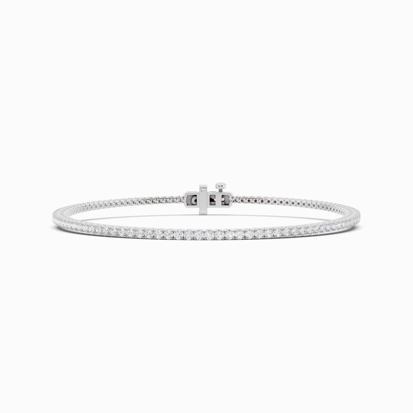Stellate Round Cut Tennis Bracelet