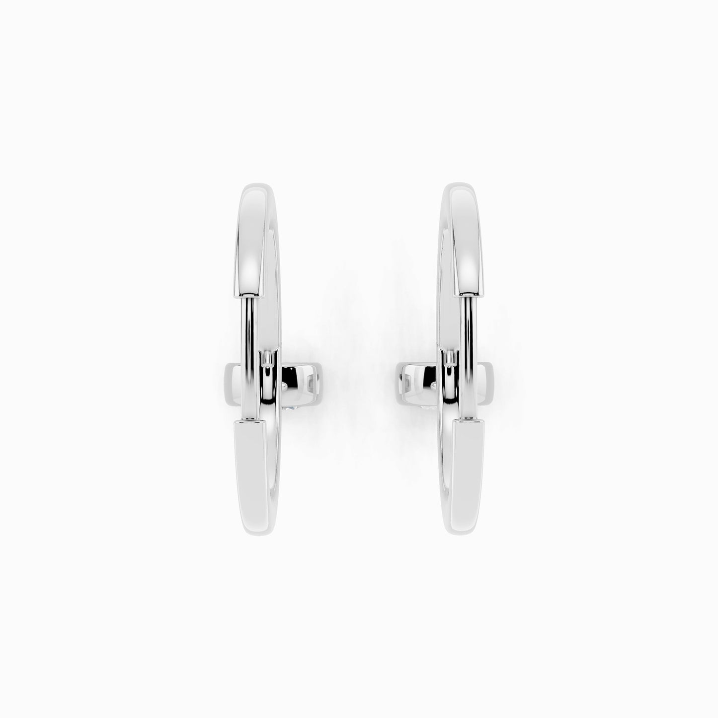 Nolana Round Cut Hoop Earring