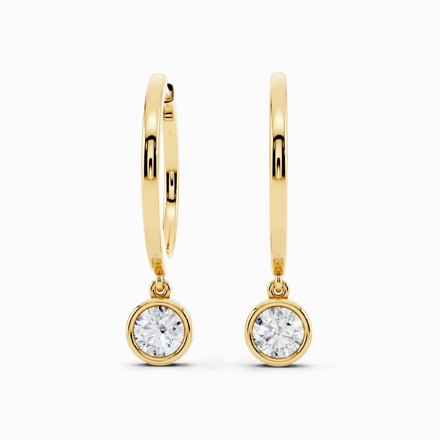 Nolana Round Cut Hoop Earring