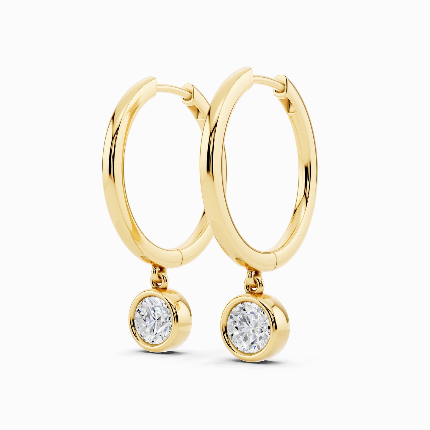 Nolana Round Cut Hoop Earring