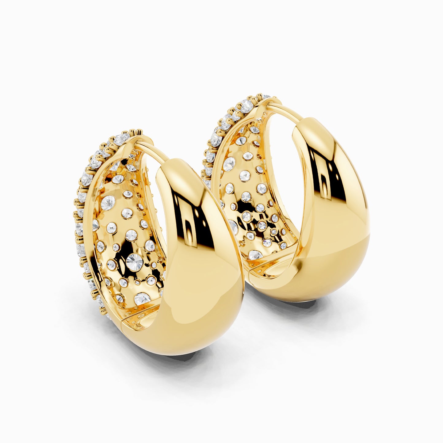 Linaria Round Cut Dome Earring
