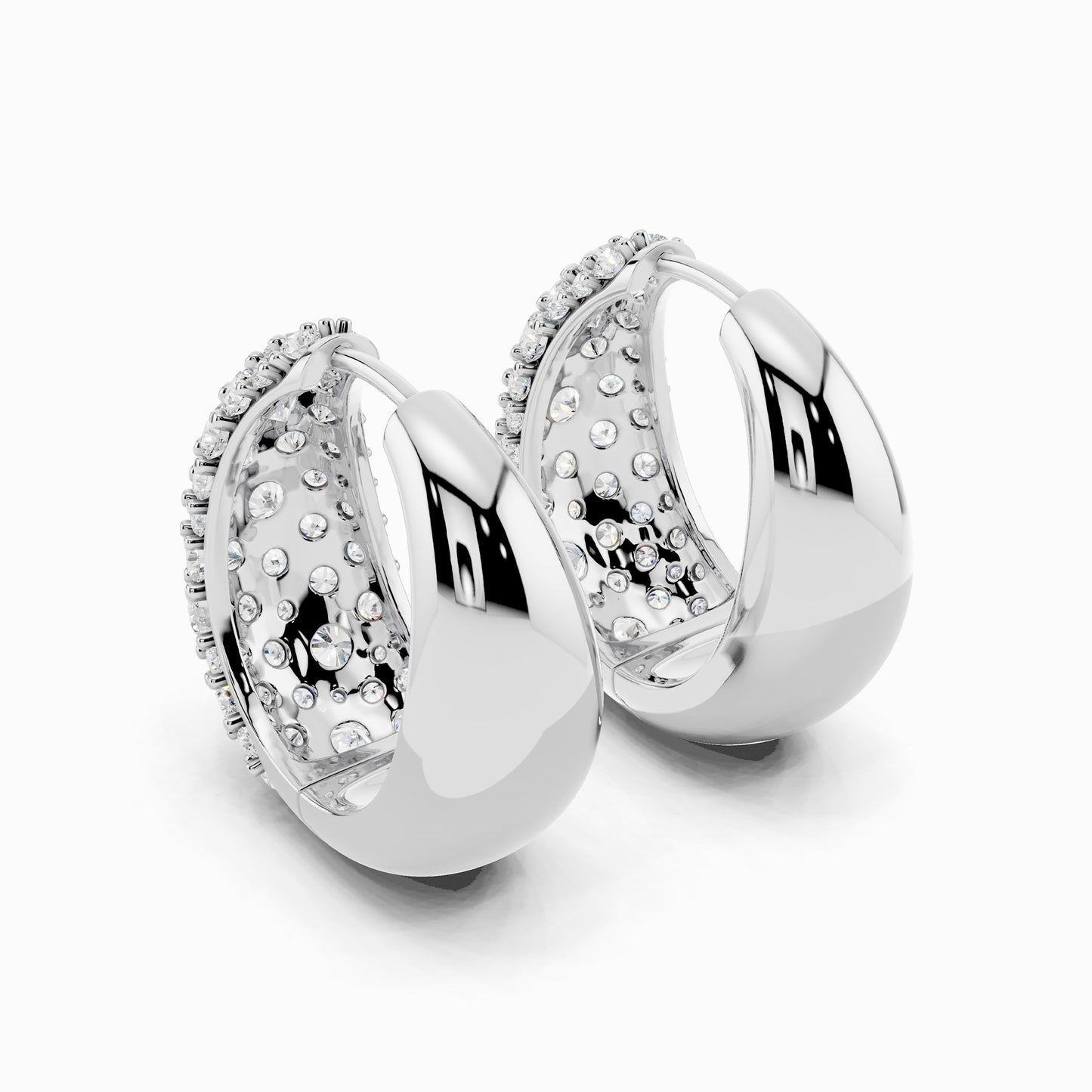 Linaria Round Cut Dome Earring