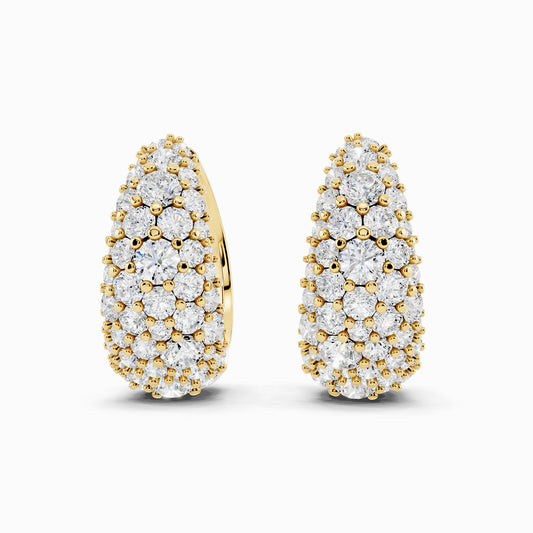 Linaria Round Cut Dome Earring