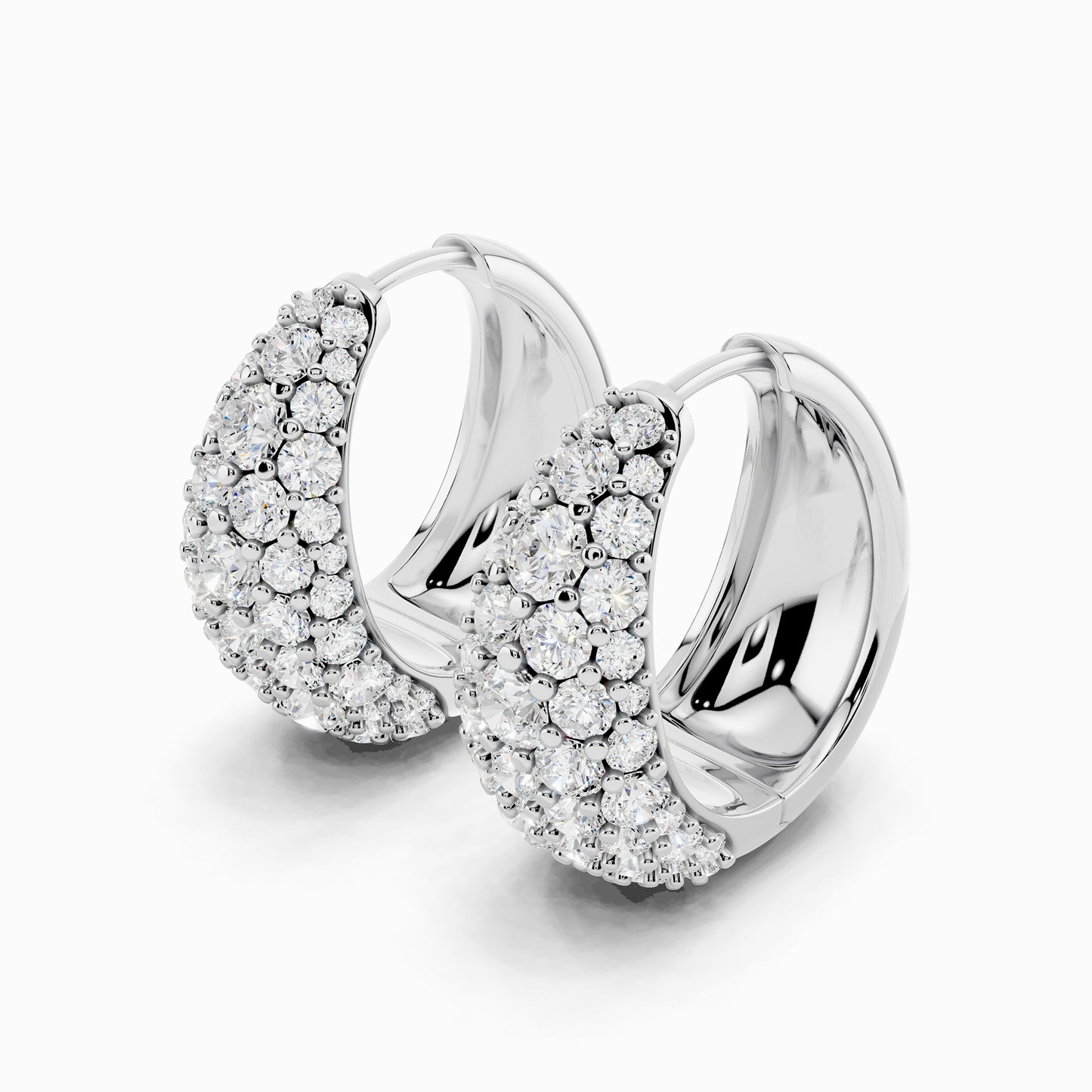Linaria Round Cut Dome Earring