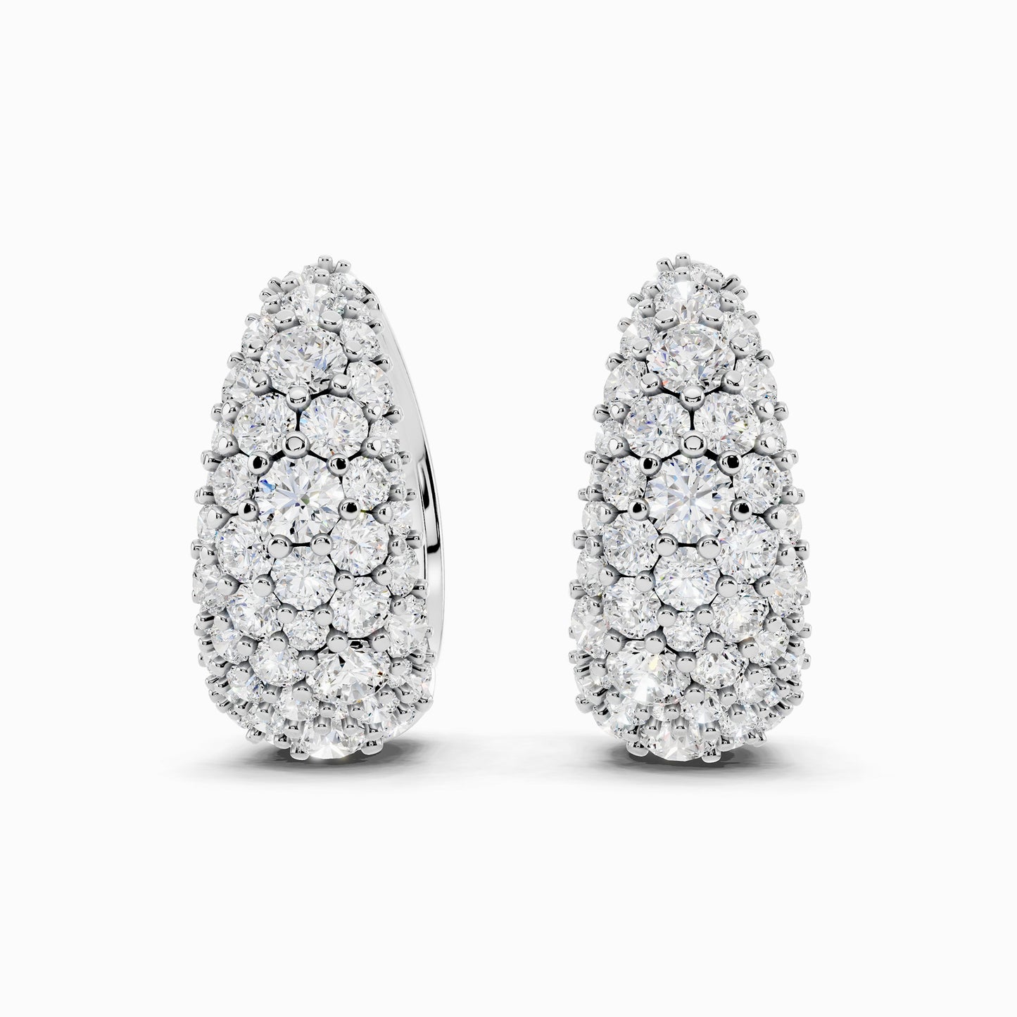 Linaria Round Cut Dome Earring