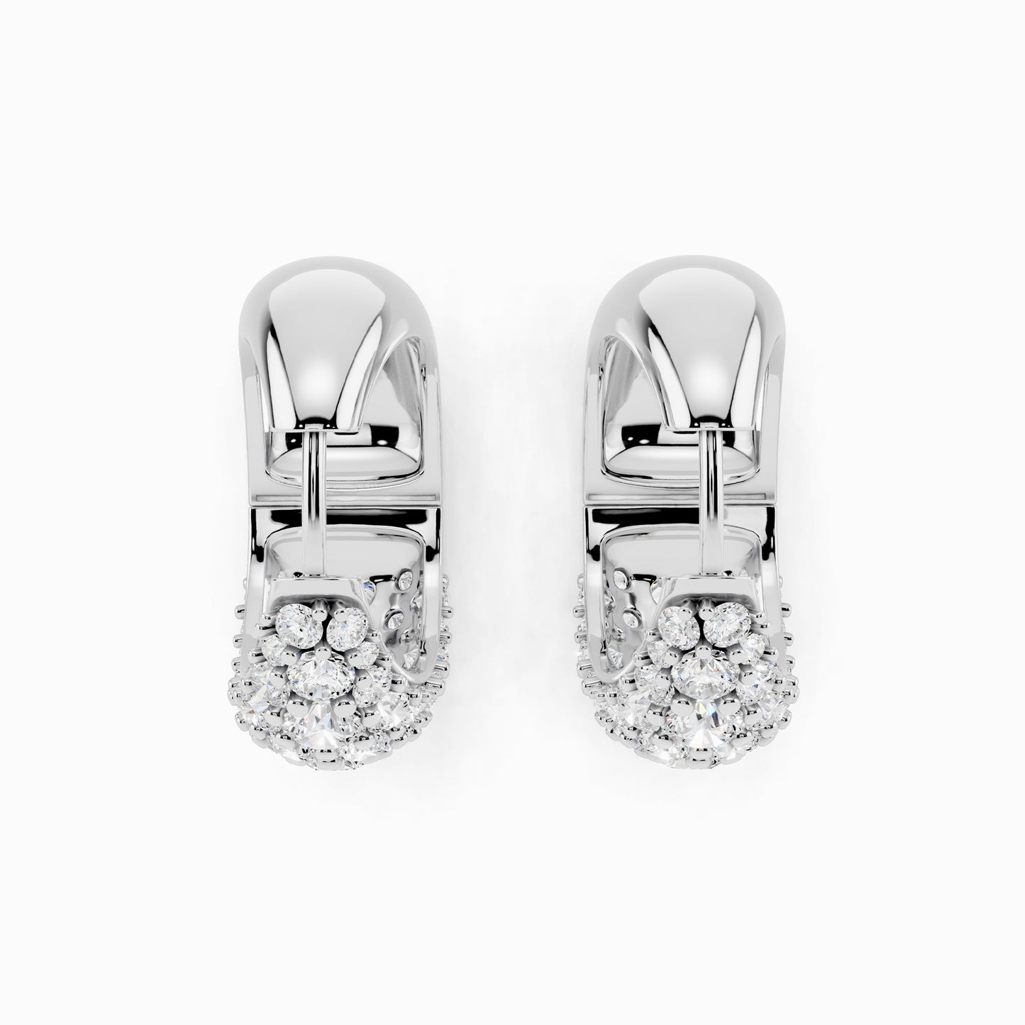 Linaria Round Cut Dome Earring