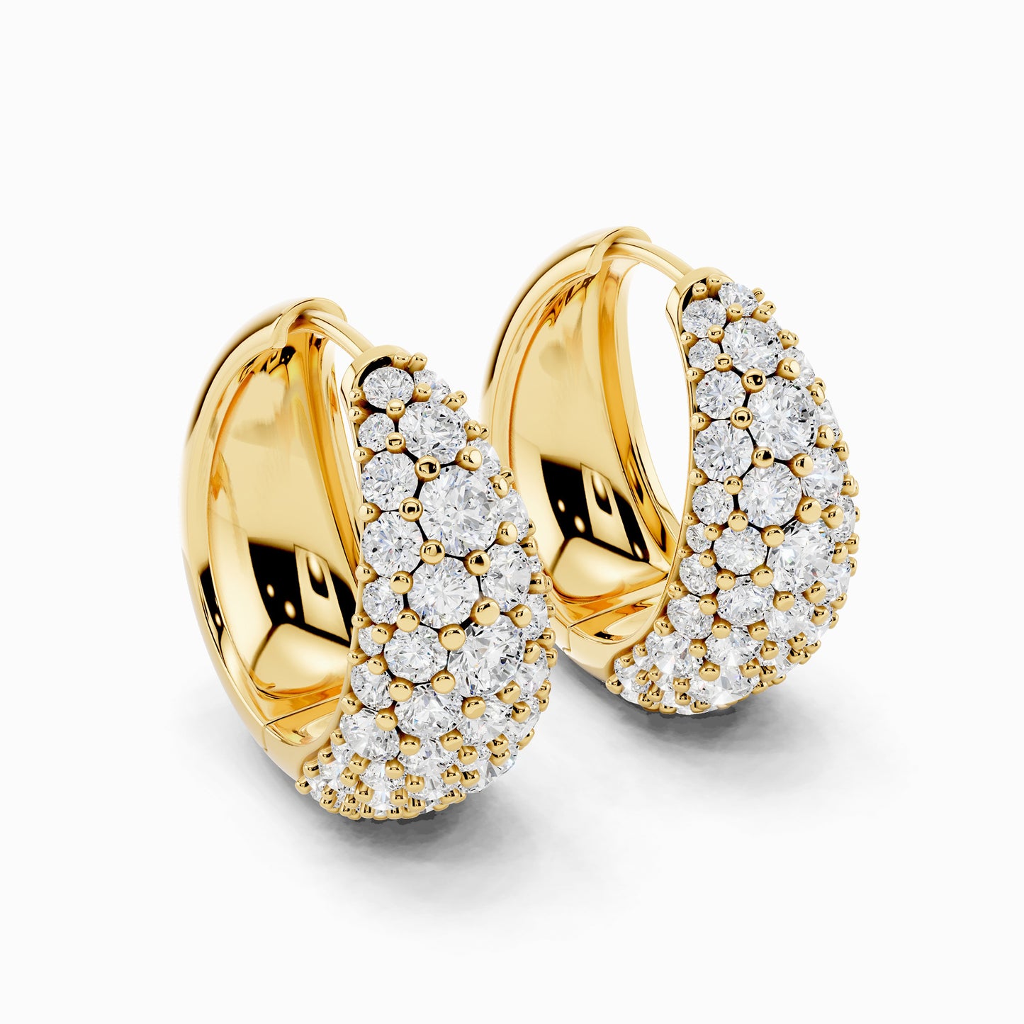 Linaria Round Cut Dome Earring