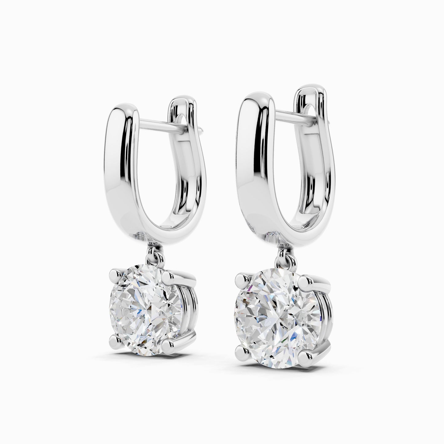Orlaya Round Cut Hoop Earring