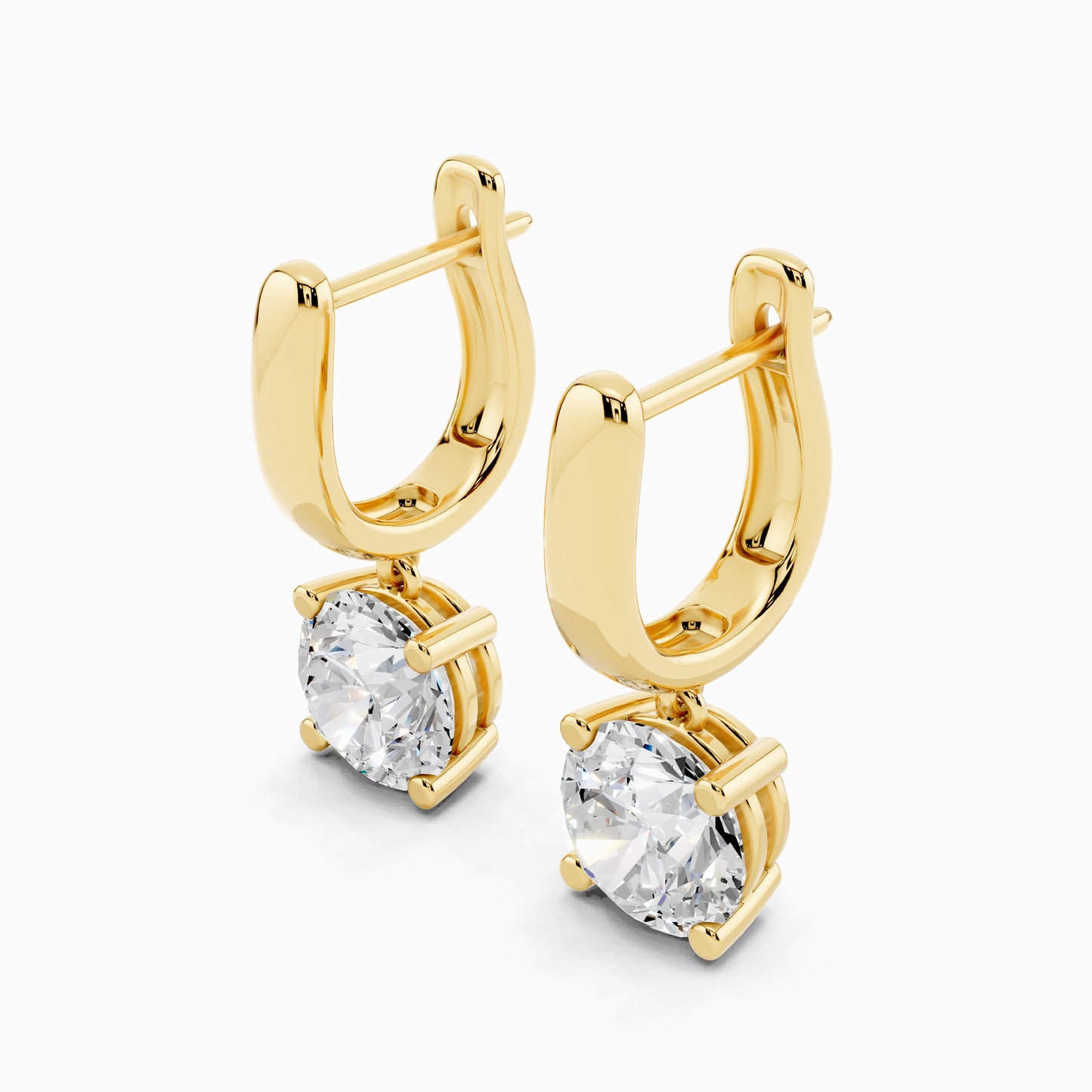 Orlaya Round Cut Hoop Earring