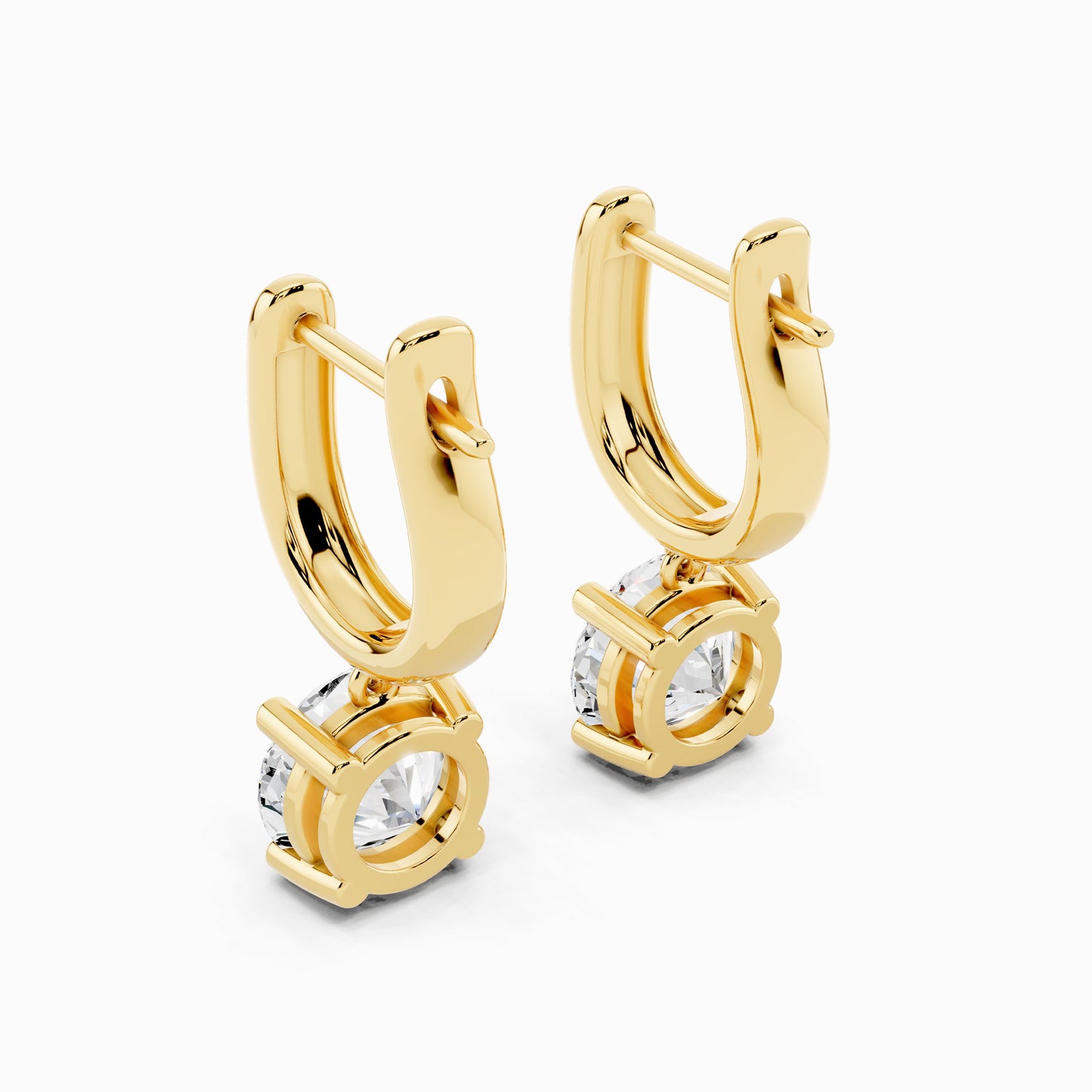 Orlaya Round Cut Hoop Earring
