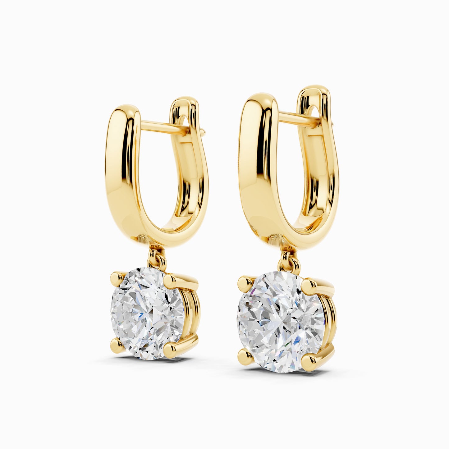 Orlaya Round Cut Hoop Earring