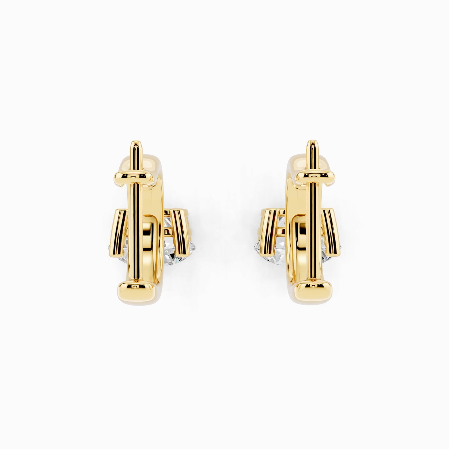 Orlaya Round Cut Hoop Earring