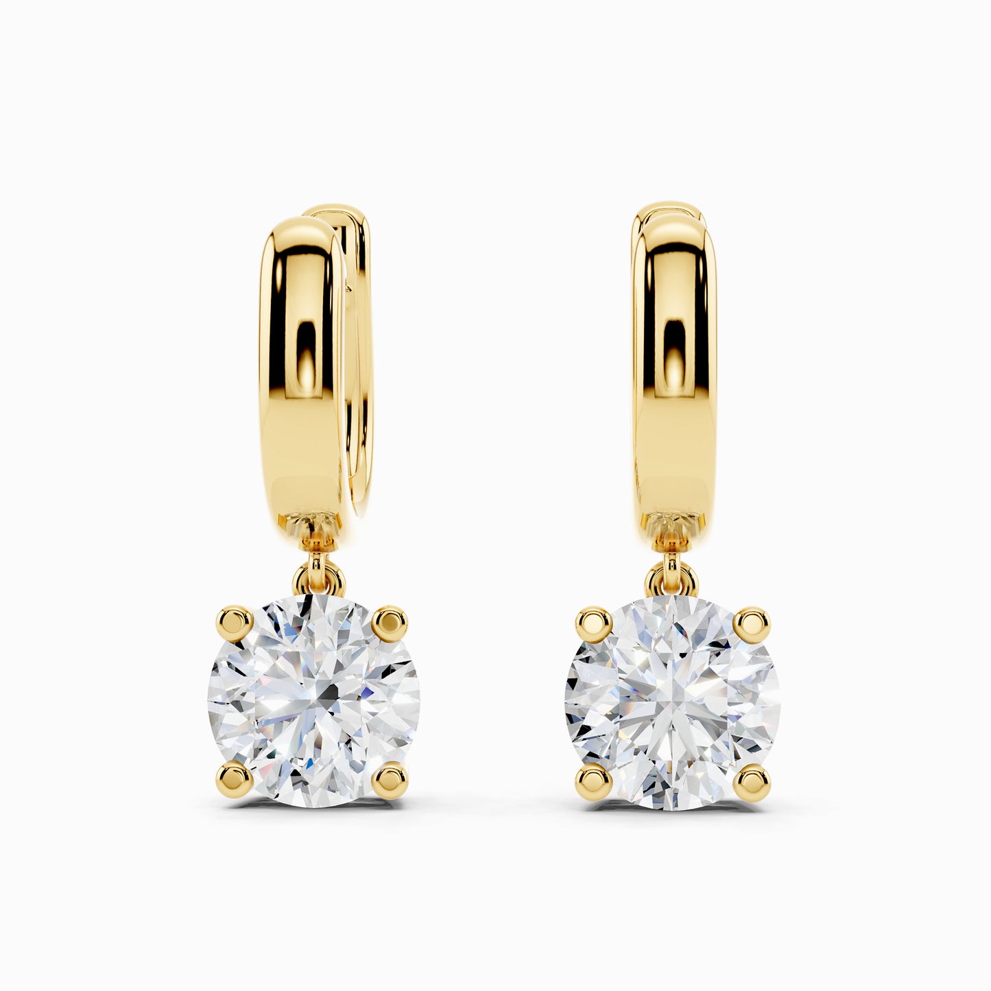 Orlaya Round Cut Hoop Earring