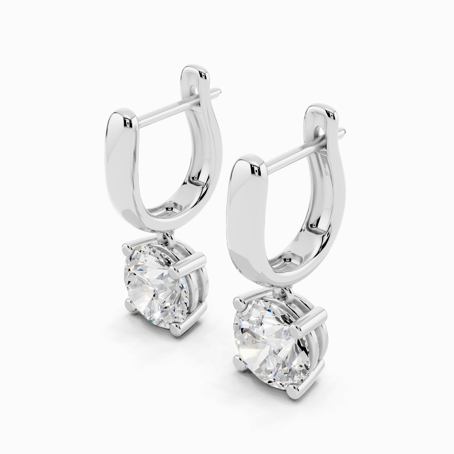 Orlaya Round Cut Hoop Earring