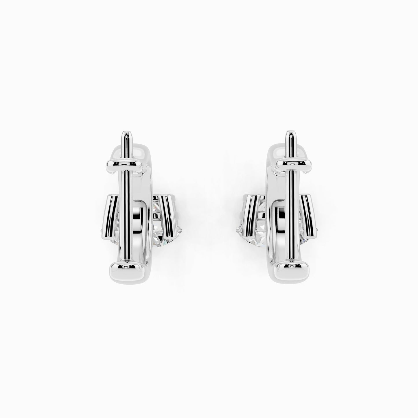 Orlaya Round Cut Hoop Earring